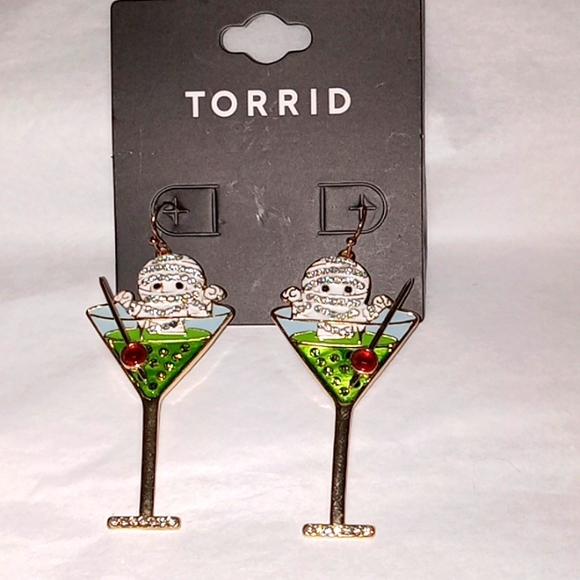 Torrid Jewelry - Torrid Mummy Martini Earrings 🍸🍸🍸🍸